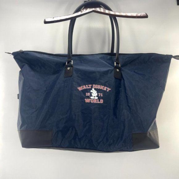Disney World 1971 Mickey Blue Nylon Large Tote Bag - Picture 16 of 16